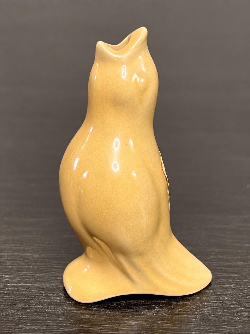 VTG Ceramic Cream Pie Bird Vent Funnel Farmhouse Retro 3.5” Original Sticker